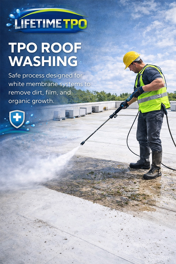 TPO Roof Washing